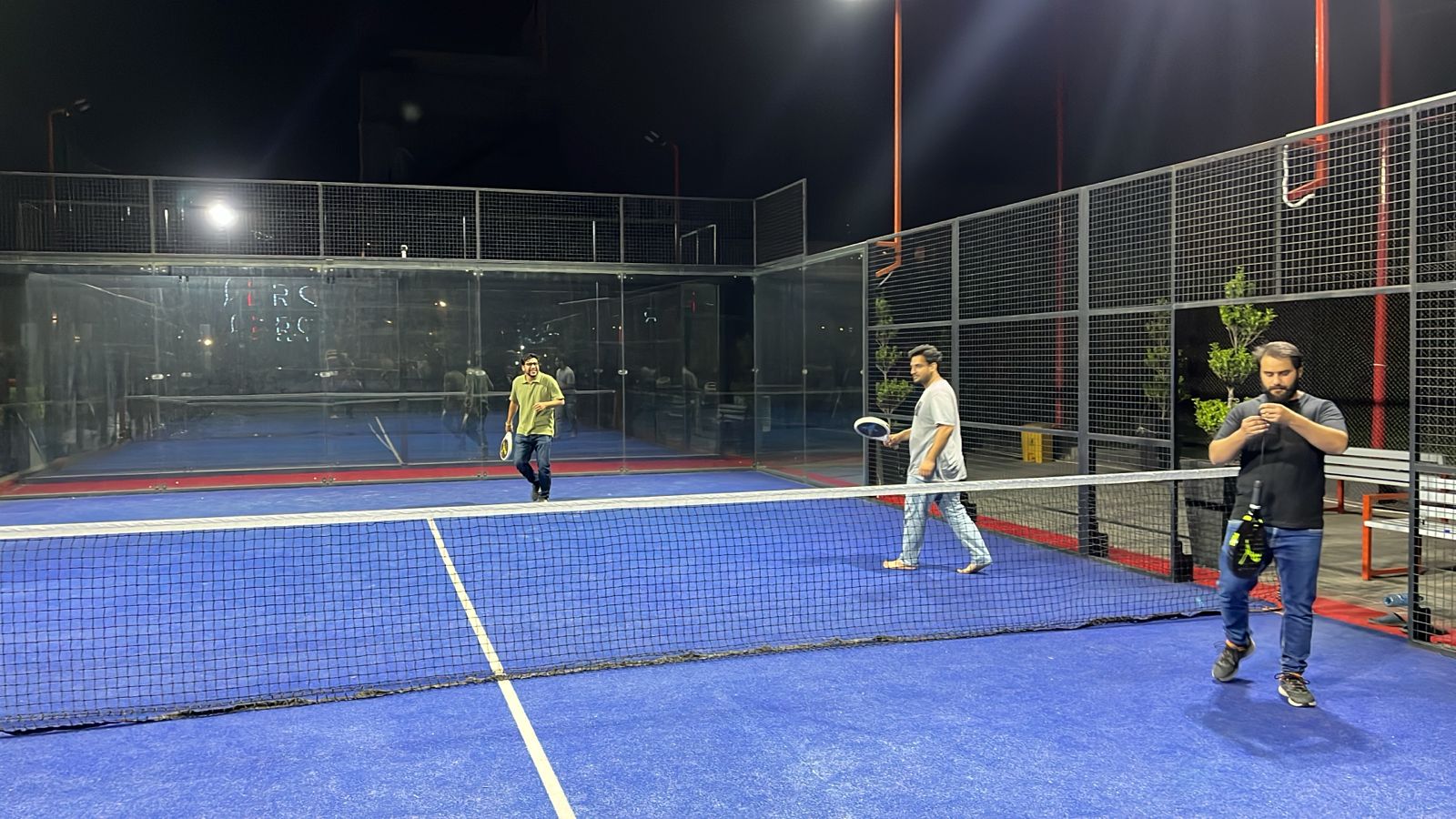 Padel, full swing