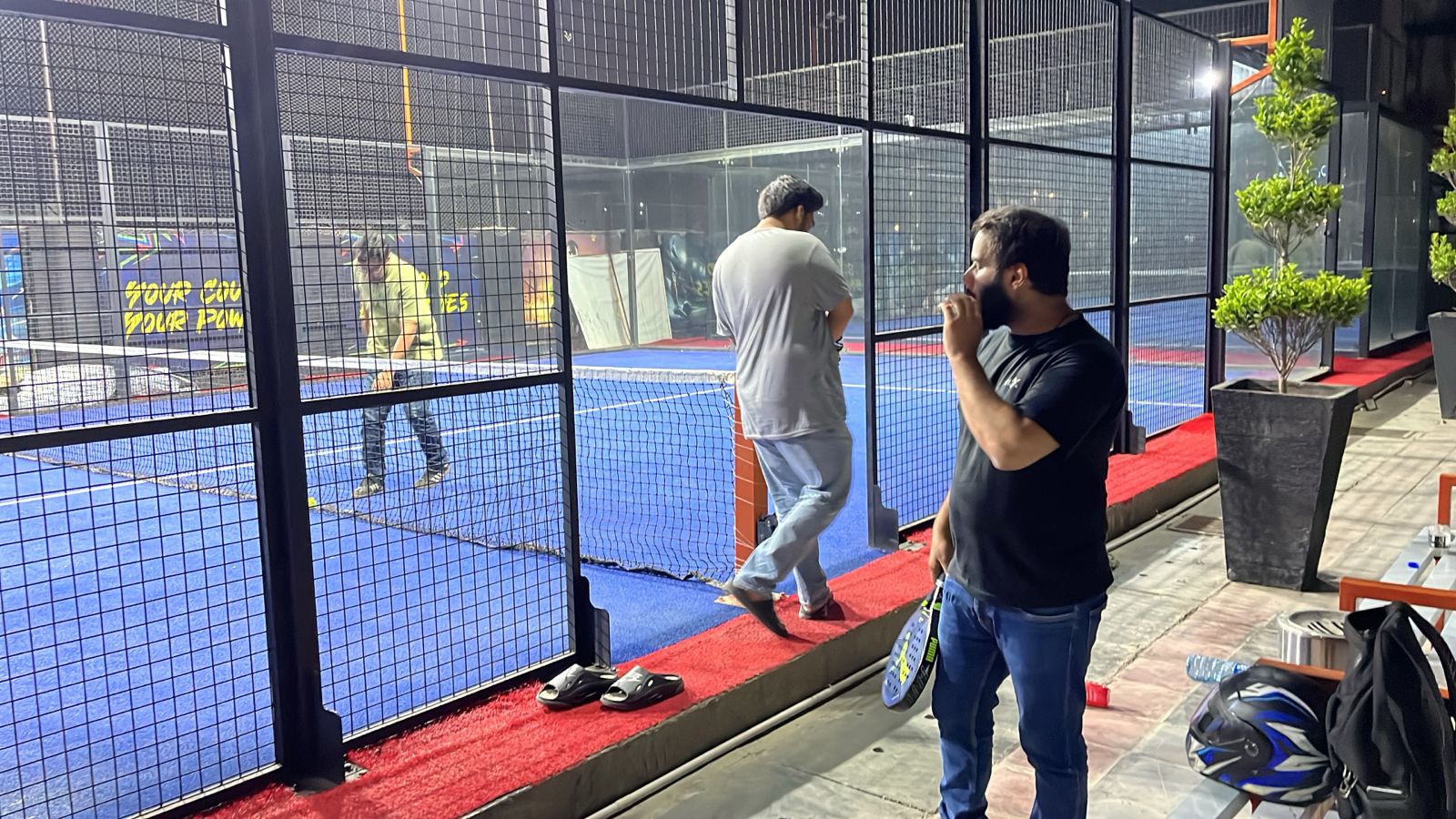 Match point spectators